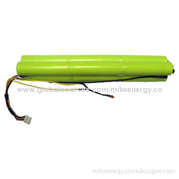 Ni-MH Battery Pack with ,6000mAh Capacity and 10.8V Nominal Voltage